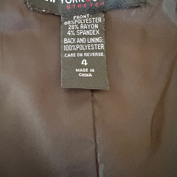 Double Breasted Black Vest with adjustable strap - Picture 5 of 5